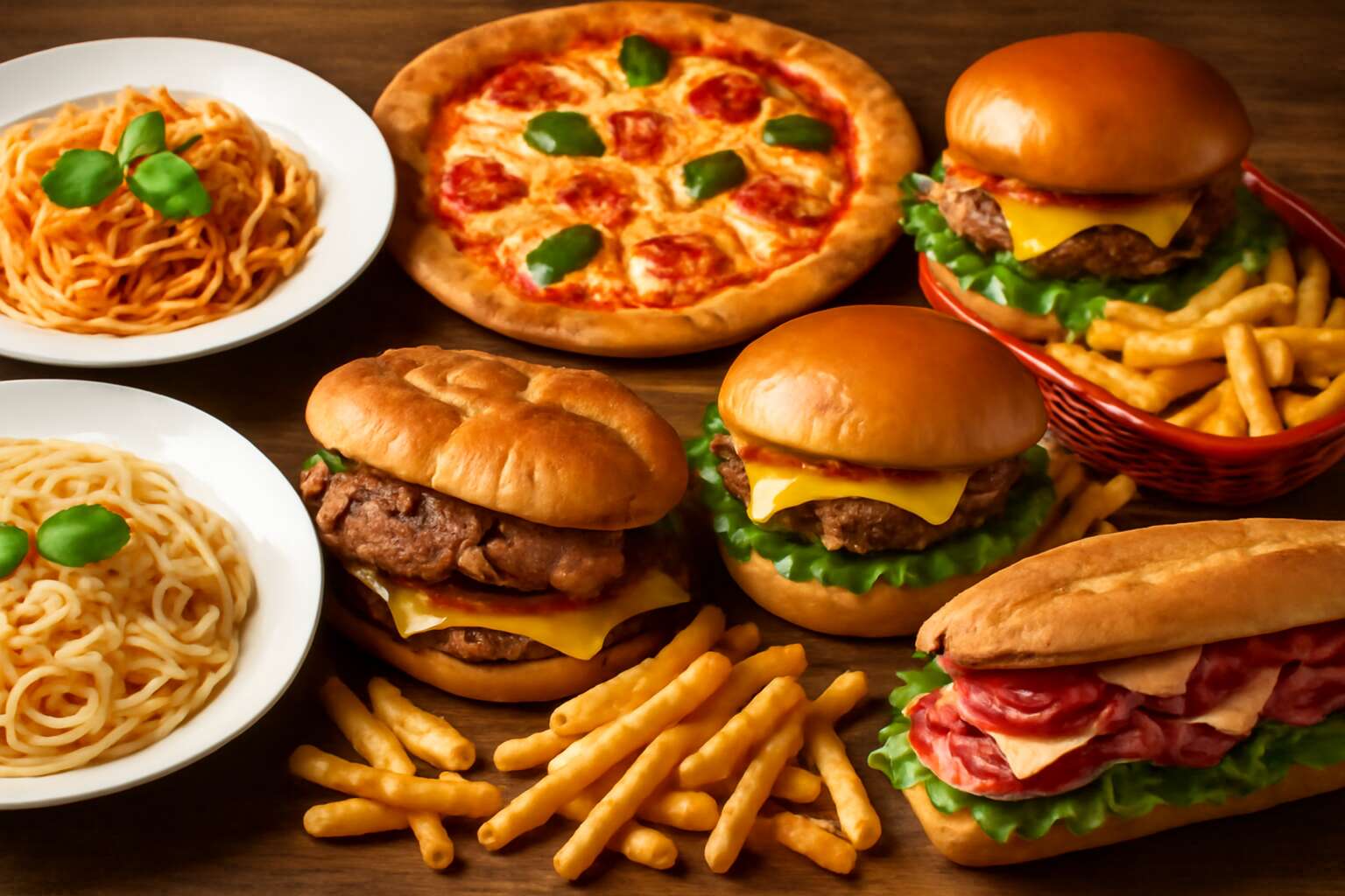 italian food vs american