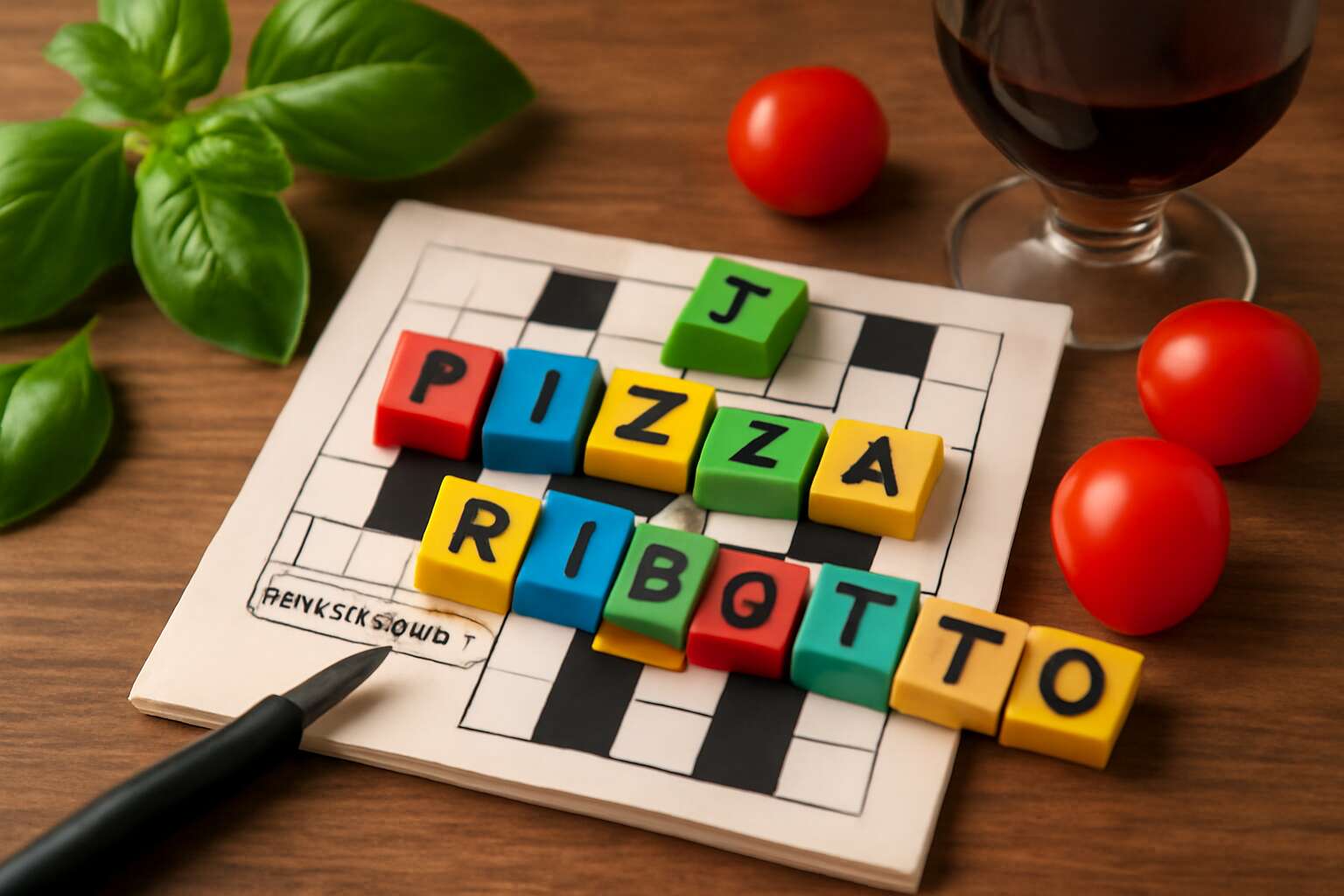 crossword clue for italian food