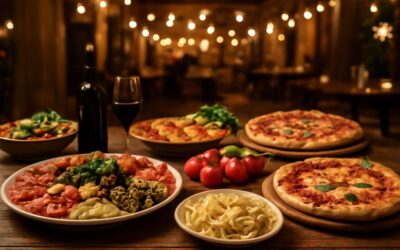 Exquisite italian food catering for weddings, corporate events, and celebrations.
