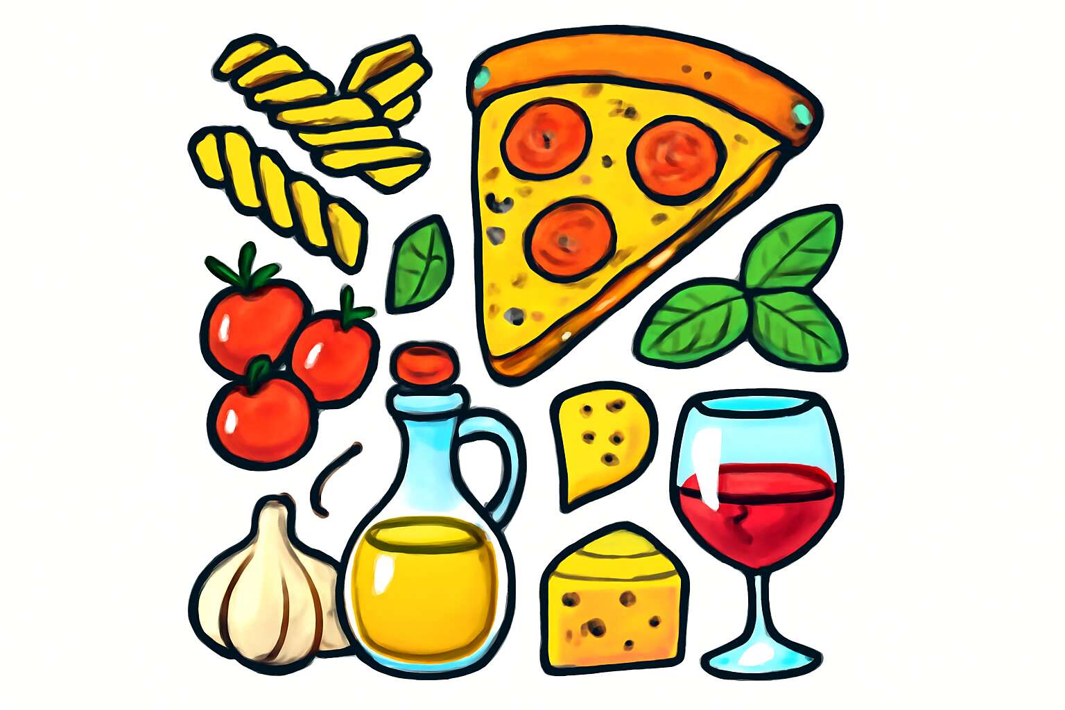 italian food clipart